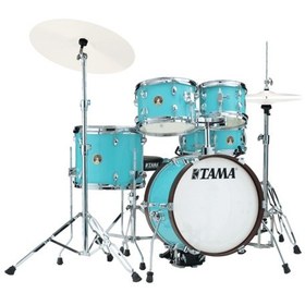 Resim Tama Ljk56h5-aqb Club-jam Aqua Blue 5 Parça 16b/8t/10t/12f/12s Sınırlı Üretim Akustik Davul Seti 