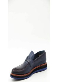 Resim Luciano Bellini E1408 Erkek Klasik Ayakkabı - Lacivert Lacivert 