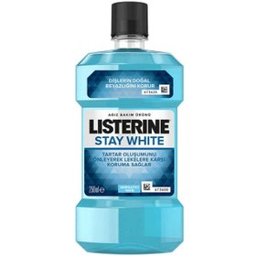 Resim Listerine Stay White Ağız Bakım Suyu 250ml 