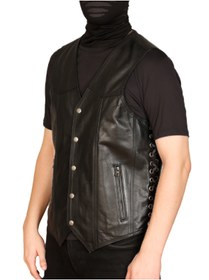 Resim EASYRIDER Hakiki Dana Derisi Motosiklet Yeleği 