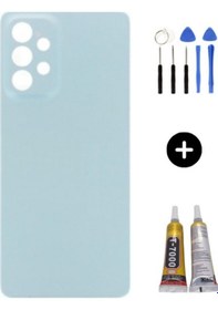Resim Oppo A73 5g Uyumlu Arka Pil Kapağı Mavi + Montaj Seti Çok Renkli 