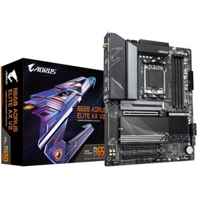 Resim Gigabyte B650 Aorus Elite AX V2 DDR5 8000 MHz (OC) 3xM.2 DP HDMI 2.5G LAN Wi-Fi 6E ATX Soket AM5 