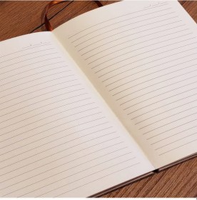 Resim Büro Ev Ofis Hediyesi İçin Siyah Deri Defter 