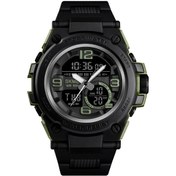 Resim Sones Olevs 3632 Erkek Çok Fonksiyonlu Büyük Kadranlı Işıklı Su Geçirmez Kuvars Saat Siyah + Beyaz 