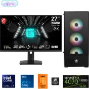 Resim Go Gamer UFE17D Intel Ultra 7 265KF Z890 32GB Ddr5 6000MHZ 1tb Gen4 SSD RTX4070TI Super 240MM Sıvı Soğutma Windows 11 Pro Msı 27" 2k Gaming 