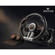 Resim Voltico Direksiyon Seti – 270° Dönüş, Titreşimli Sürüş, Pedal & Vitesli – PS4, PS3, Xbox One/S/X ve PC 