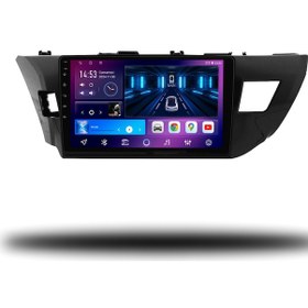 Resim Caros Toyota Corolla 2013-2015 Uyumlu Android Multimedya 4gb Ram 64gb Hafıza 9" 
