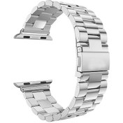 Resim Microsonic iOS Uyumlu Watch Series 8 41mm Metal Stainless Steel Kordon 