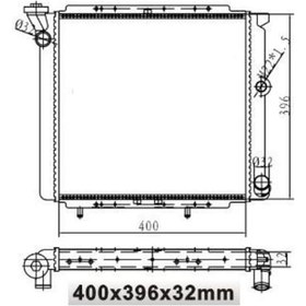 Resim Renault R9 Broadway Karbüratörlü Motor Su Radyatörü 7702247462 463547829 