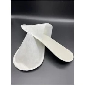 Resim 100 Çift Tek Kullanımlık Otel Terliği Eco Tela Overlok 