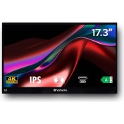 Resim Verbatim 32239 Pmt-17 4K 17.3'' Usb-C Dokunmatik Metal Kasa Taşınabilir Monitör 