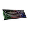Resim GameBooster GB-G69K Outlander Rainbow Aydınlatmalı Membrane Siyah Q Kablolu Oyun Klavyesi 