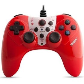 Resim Snopy SG-300 Kırmızı Usb Gamepad 1.8m Kablo Uzunluğu 