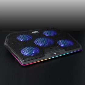 Resim Rush Aura RC303 Rgb Notebook Laptop Soğutucu 