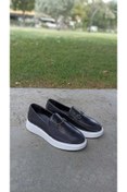 Resim Eray Erkek Iç Dış Hakiki Deri Kalın Beyaz Taban Günlük Casual Sneaker Ayakkabı 