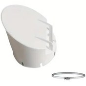 Resim Willowhaven 110mm Beyaz Plastik Esnek Pis Su Borusu Koku Engelleme Kendinden Yapışkan Filtre 