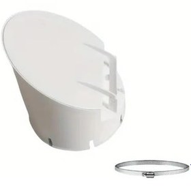 Resim Willowhaven 110mm Beyaz Plastik Esnek Pis Su Borusu Koku Engelleme Kendinden Yapışkan Filtre 