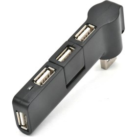 Resim TamamElek Dönebilir 4portlu Mini USB Hub Veri Adaptörü Bağlayıcı Dizüstü Bilgisayar Için Yaratıcı USB 