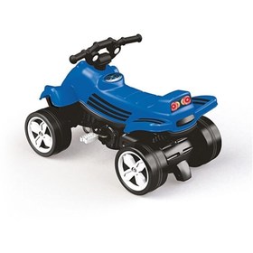 Resim Dolu Pedallı Quad Atv Mavi-siyah-kırmızı 