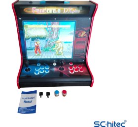 Resim Zen Store 4khd 3D 8200 Arcade Oyunlu Taşınabilir Masaüstü Kabinli 17INÇ Atari Makinası 