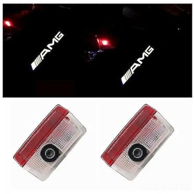 Resim Jeehugo Mercedes-benz A/b/c/e/gls/glc/glb/gla Serisi İçin 2 Adet Kapı Led Logo Projeksiyon Lambası, 6500k 12-24v, Kolay Kurulum 