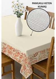 Resim Şık Dokulu Leke Tutmaz Masa Örtüsü Msrt002 Renkli 