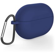 Resim Microsonic Huawei Freebuds Pro Mat Silikon Kılıf Lacivert 