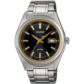 Resim Casio Mtp-b180d-1a2vdf 5 Atm Su Geçirmezlik Çelik Kasa Çelik Kordon Metalik Renk Erkek Kol Saati Metalik 