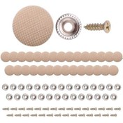 Resim 30 Adet Araba Tavan Bezi Sabitleme Vidası Araba Tavan Sabit Tokası Çıtçıtlı Perçin Tutucu Otomotiv Tavan Döşemesi Tamir Düğmesi Bej - Kaiyi 