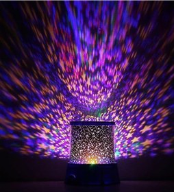 Resim Yıldız Yansımalı Star Master Gece Lambası & Kar Tanesi Kolye Hedi Çok Renkli 