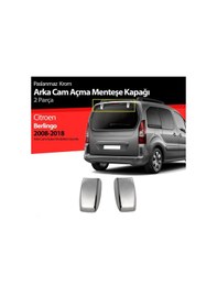 Resim Berlingo Bagaj Camı Menteşe Kapağı Krom 2008 2009 2010 2011 2012 