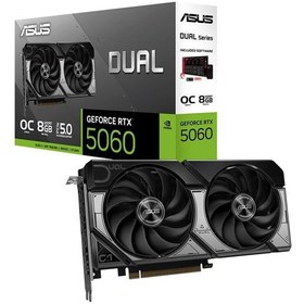 Resim Asus DUAL-RTX5060-O8G-NVIDIA-GEFORCE-RTX 5060-8GB GDDR7-128BIT--OC-HDMI-3XDP-DLSS3 Ekran Kartı 