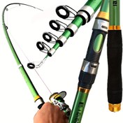 Resim GHOTDA Ultra Hafif / Güçlü Carp Balıkçılık Çubuğu - Dönen, Besleyici, Sert FRP Karbon Fiber Teleskop Çubuğu, 210 240 270 300 360 ° Pitch Açısı, Karışık Renkler, Karbon Fiber Çubuk, Balıkçılık Çubuğu 