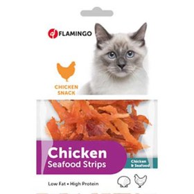 Resim Flamingo Chicken Tavuklu Balıklı Kedi Ödül Maması 1 Adet 85 Gr 