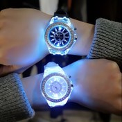 Resim Taşlı LED Silikon Saat - Doğum Günleri ve Noel için Trend Hediye 