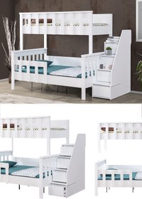 Resim Setay Mdf Profil Ranza, Deluxe Ayrılabilir Ranza - Beyaz 