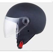 Resim Yarım Kask Mt Jet Street Solid Matt Black 