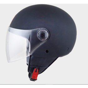 Resim Yarım Kask Mt Jet Street Solid Matt Black 