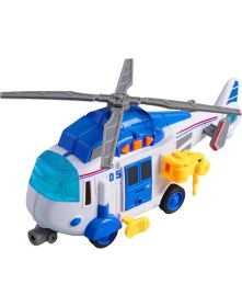 Resim Craftivio Sesli ve Işıklı Kurtarma Helikopteri - Pervaneli Eğitici Oyuncak Helikopter 21 cm 