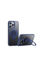 Resim artlab Art Joko İphone 16 Pro Avatar 360 Dönen Magsafe Kapak - Lacivert Lab 