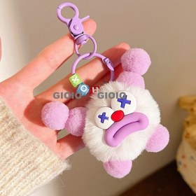 Resim Silver1 Peluş Kolye Sevimli Iyi Şanslar Bebek Oyuncak Anahtarlık Bebek Makine Bebek Süper Sevimli (Yurt Dışından) 