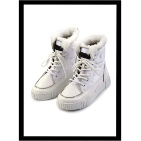 Resim Bambi Beyaz Kadın Bot & Bootie K02050001109 