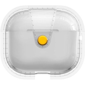 Resim Apple Uyumlu AirPods 3. Nesil Airbag 33 Darbelere Karşı Dayanıklı Magnetik Kılıf Şeffaf 