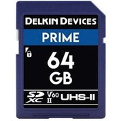 Resim Delkin 64gb Prime Sdxc Uhs-ıı 280mb/s V60 Hafıza Kartı 