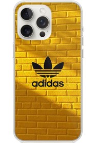 Resim Genel Markalar iPhone 13 Pro Max Adidas Baskılı Telefon Kılıfı 