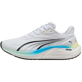 Resim Puma Puma Electrify Nitro 4 Wns Kadın Beyaz Yol Koşusu Ayakkabısı 8616 Beyaz 