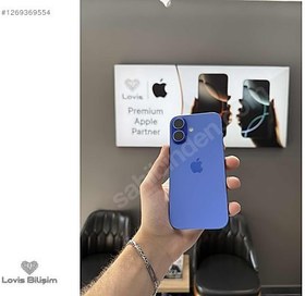 Resim Apple iPhone 16 İkinci El TR | 128 GB | Laciverttaş 