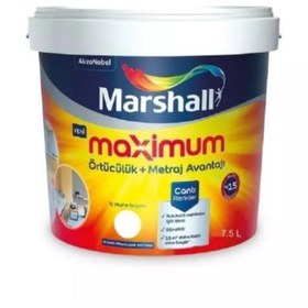 Resim Marshall Maximum Silikonlu Ipek Mat 7.5 lt 