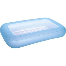 Resim El Pompasıyla, Bestway 51115, Şişme Zeminli Çocuk Havuzu-165x104x25 Cm 001 