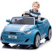 Resim Fiat 500 Uzaktan Kumandalı Akülü Araba Mavi 